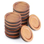 12PACK Regular Mouth Mason Lids - Acacia Wooden Storage, Canning Ball Jar.... Fixed Price $34.44.