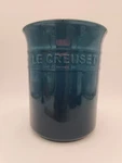 Le Creuset Utensil Crock "deep Teal" Blue 1 Liter 6". Fixed Price $34.98.