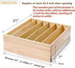 Mulush MU-HOUBS28-US Pull Out Cabinet Organizer With Divider. Fixed Price $39.99.