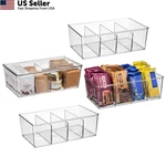 Clearspace Pantry Organization And 10" X 6" 3" - 4 Pack, Transparent. Fixed Price $67.34.