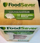 Foodsaver Gamesaver Heat-seal Rolls (4-11 + 2 Shorter & Tube). Fixed Price $34.95.