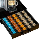 Vertuo Pod Holder Drawer With Deluxe Black Tempered Glass Top, Compatible For Ne. Fixed Price $40.45.