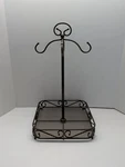 Princess House Meridian Mug Caddy 3233 Metal 8 Cup Holder Organizer Rack. Fixed Price $49.99.