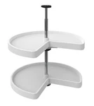 Rev-a-shelf 3472-32-11-52 Value Line Tier Lazy Susan, Kidney Shaped, White. Fixed Price $74.50.