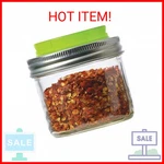 Jarware Spice Lid For Regular Mouth Mason Jars, Green. Fixed Price $11.48.