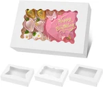 30PCS Cookie Boxes, 12X8X2.5 Inches Auto-popup Mother's Day Bakery With. Fixed Price $32.99.