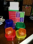 Live Smart Kitchen 7 Piece Multi-colored Portion Control Container. Fixed Price $10.99.