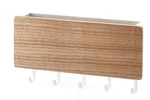 Yamazaki Magnetic Key Hook With Holder, Rin, Natural, 2730. Fixed Price $40.86.