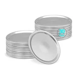 Canning Regular Mouth, Count 30PCS (70MM Lids), Silver. Fixed Price $10.81.