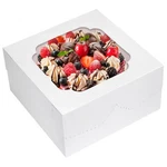 Moretoes 24PCS Cake Boxes, 12X12X6 Inch Square Bakery With Window White. Fixed Price $40.31.