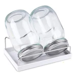 Sprouting KIT-2 Wide Mouth Quart Mason Jars With 316 Stainless Steel Scre.... Fixed Price $43.35.