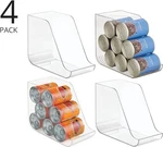 Mdesign Plastic Kitchen Storage Organizer Container Bins *4 Pack*clear. Fixed Price $39.99.