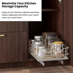 Home Zone Living Kitchen Cabinet With Slide Out DRAWER,11 X 21 -satin/nickel. Fixed Price $32.60.