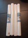 Adhesive Laminate, Peel & Stick Duck White, Jumbo Roll (4) 20 In. X 30, 50 Sq Ft. Fixed Price $50.00.