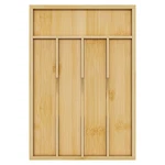 Bamboo Utensil Organizer For Kitchen Drawers, Tray And Cutlery Silver.... Fixed Price $17.21.