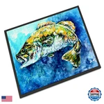 Caroline's Treasures Carolines MW1220MAT Bobby The Best Bass Doormat. Fixed Price $36.40.