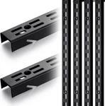 6 Pcs Shelf Rails Bracket Track 47.5 Inches Upright Closet System Hardware Adjus. Fixed Price $57.18.