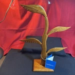 Novica Jempinis Wood Leafthemed Jewelry/earring Holder Light Weight Beautifuleuc. Fixed Price $27.99.