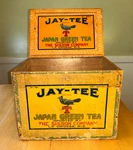 Tea Shipping Crate Wood Box Vintage Japan Green La Crosse Wi Jay-tee. Fixed Price $99.95.