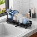 Small Dish Drying Rack, Compact Sink Drainer Plate Organizer With U.... Fixed Price $33.65.