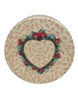 Beautiful Heart Rose Cottage Core Tin Box Michel & Vintage. Fixed Price $9.99.