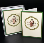 Spode Christmas Tree Blank 10 Note Cards / Envelopes Creative Papers By Gibson. Fixed Price $14.39.