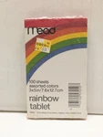 Vintage Nos Mead Rainbow 3"X5" Notepad Assorted Colors 100 Sheets!. Fixed Price $35.00.