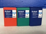 Oxford Index Binder W/ Dividers 3X5 Lot Of Red Blue Green 50 Cards Each. Fixed Price $21.99.