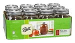 Ball Regular Mouth 16-OUNCES Mason Jar With Lids Bands (12-UNITS). Fixed Price $41.59.