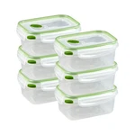 Sterilite 4.5 Cup Rectangle Ultra-seal Food Storage Container, Green (6 Pack). Fixed Price $31.99.
