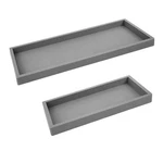 Silicone Countertop Trays 2-PC Set: Protect Surfaces With Style & Versatility. Fixed Price $40.75.