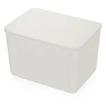 Ybm Home Stackable Plastic Storage Bins With Lids Small Household, White. Fixed Price $41.15.