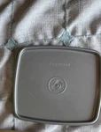 Tupperware Replacement Lid 310K-41 Square Seal Dove Gray. Fixed Price $10.00.