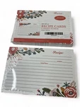 Jot & Mark Garden Floral Recipe 4X6 Cards New Double Sided Bridal Shower 2 Packs. Fixed Price $9.99.