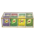 Ncyp Glass Bags Organizer With Lid, 8 Compartments Container, Indo.... Fixed Price $56.24.