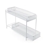 Mainstays 2-TIER Sliding Spice Organizer Rack, Pull-out Cabinet And Pantry. Fixed Price $24.48.