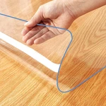 Wingcanto 42X120 Inch Clear Plastic Dining Protector Pvc Tablecloth Cover. Fixed Price $137.90.