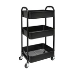 Best 3-TIER Rolling Utility Cart With Caster Wheels,easy Assembly, For Kitchen. Fixed Price $43.95.