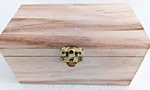 Darice Unfinished Wooden Box W/hinges/clasp-outside Dimensions 6 3/4"X4"X3 1/2". Fixed Price $7.41.