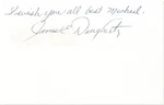 James Dougherty Marilyn Monroe Husband Autographed Signed Index Card Coa 19582. Fixed Price $99.99.