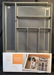 Small Metal Mesh Cutlery Tray 5 Compartments Squared Away / Bed Bath Beyond. Fixed Price $15.07.