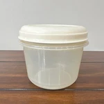 Rubbermaid Round Food Storage Container Clear White With Snap Lid #8 6 Cups. Fixed Price $10.00.
