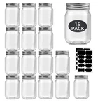 Rainforce Mason Jars With Lids Regular Mouth 15 PACK-16OZ Glass Wi.... Fixed Price $24.99.