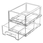 Damynuo 2 Pack Refrigerator Drawers - Fridge Organizer Bins Stackable Storage.... Fixed Price $49.97.
