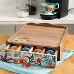 The Pioneer Woman Willow Beverage Pod Storage Organizer *free Shipping*. Fixed Price $85.99.