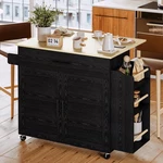 Ironck Kitchen Island With Storage, Rolling Wheels Dro.... Fixed Price $251.34.