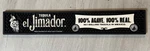 El Jimador Tequila Bar Rail Spill Mat 20.5"X3.5" Black White 100% Real. Fixed Price $19.99.