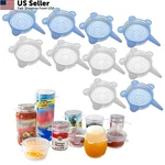 Adpartner Silicone Can Lids (10 Pack, All Blue & Clear (fit For 2.4'' 3.2''). Fixed Price $17.35.