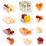 Refrigerator Bins 12 Pack Stackable Fridge Organizers With Handles .... Fixed Price $29.14.