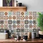 Boho Wallpaper Peel Stick Backsplash Bohemian Tiles Contact 16IN X 196.8IN. Fixed Price $17.75.